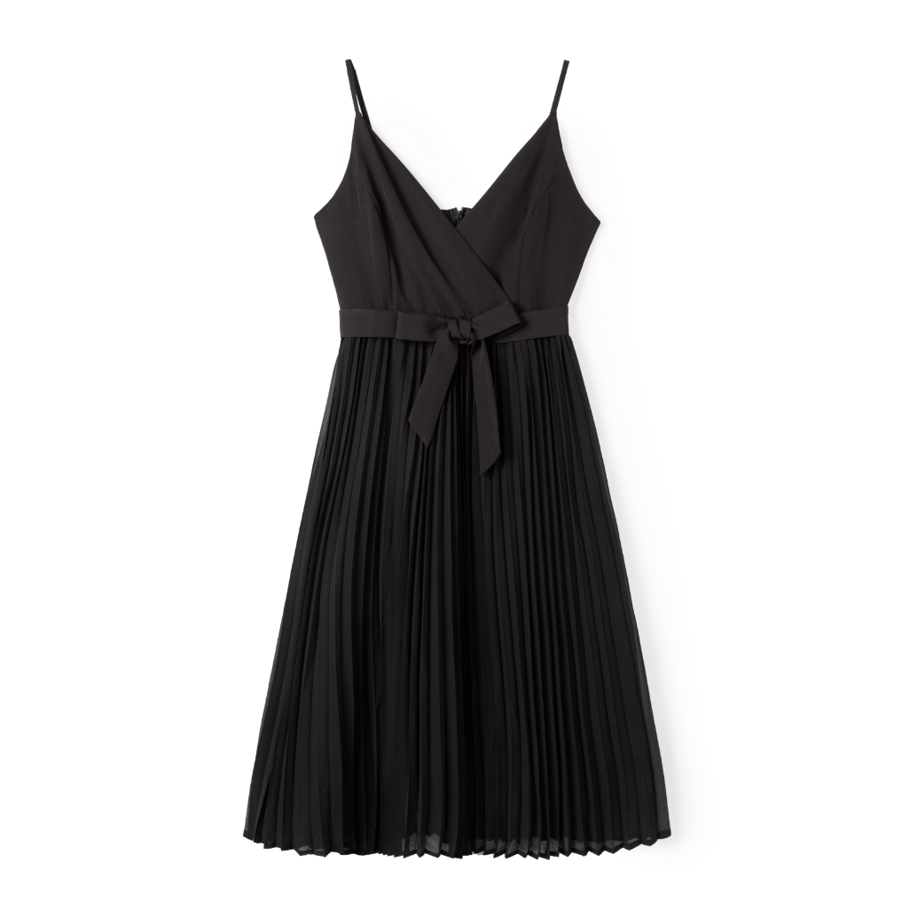 Angela Pleated Midi Dress