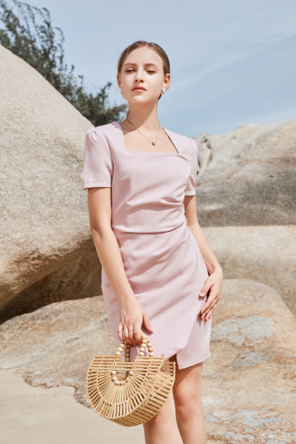Anna Vintage Short Dress
