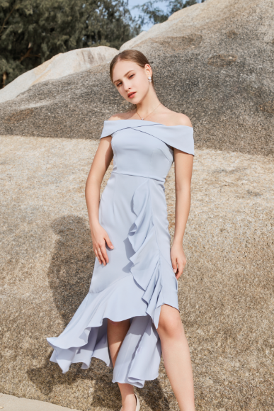 Anna Off Shoulder Maxi Dress