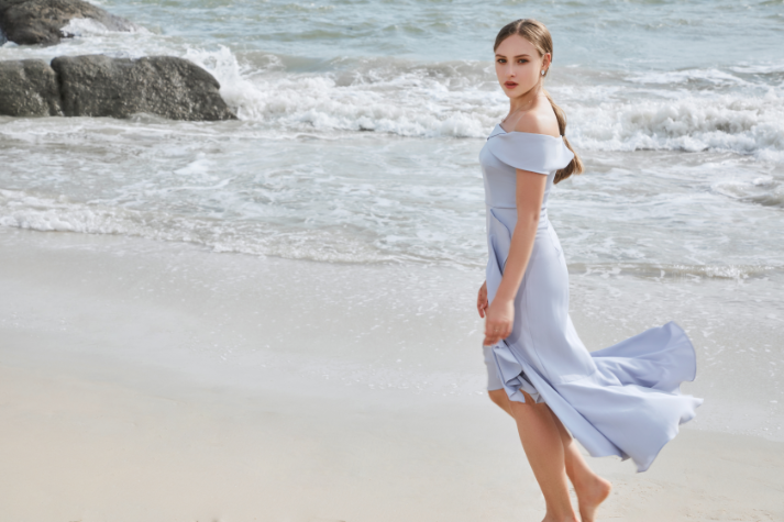 Anna Off Shoulder Maxi Dress