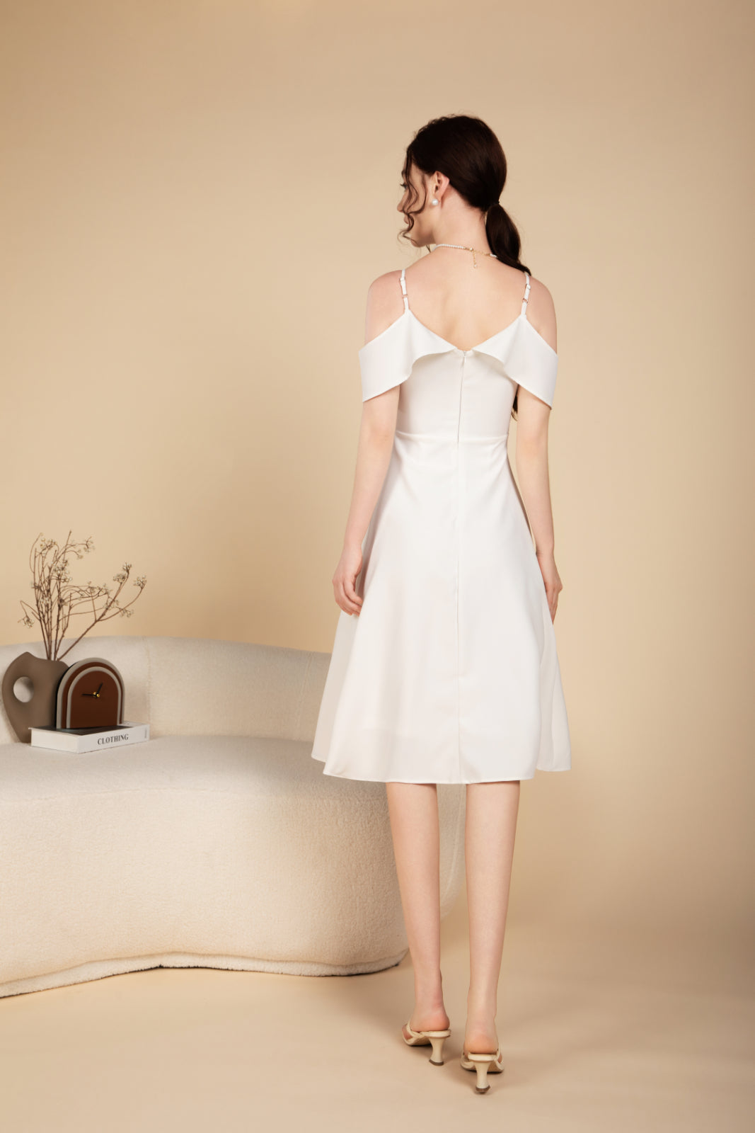 Nora Off Shoulder Midi Dress