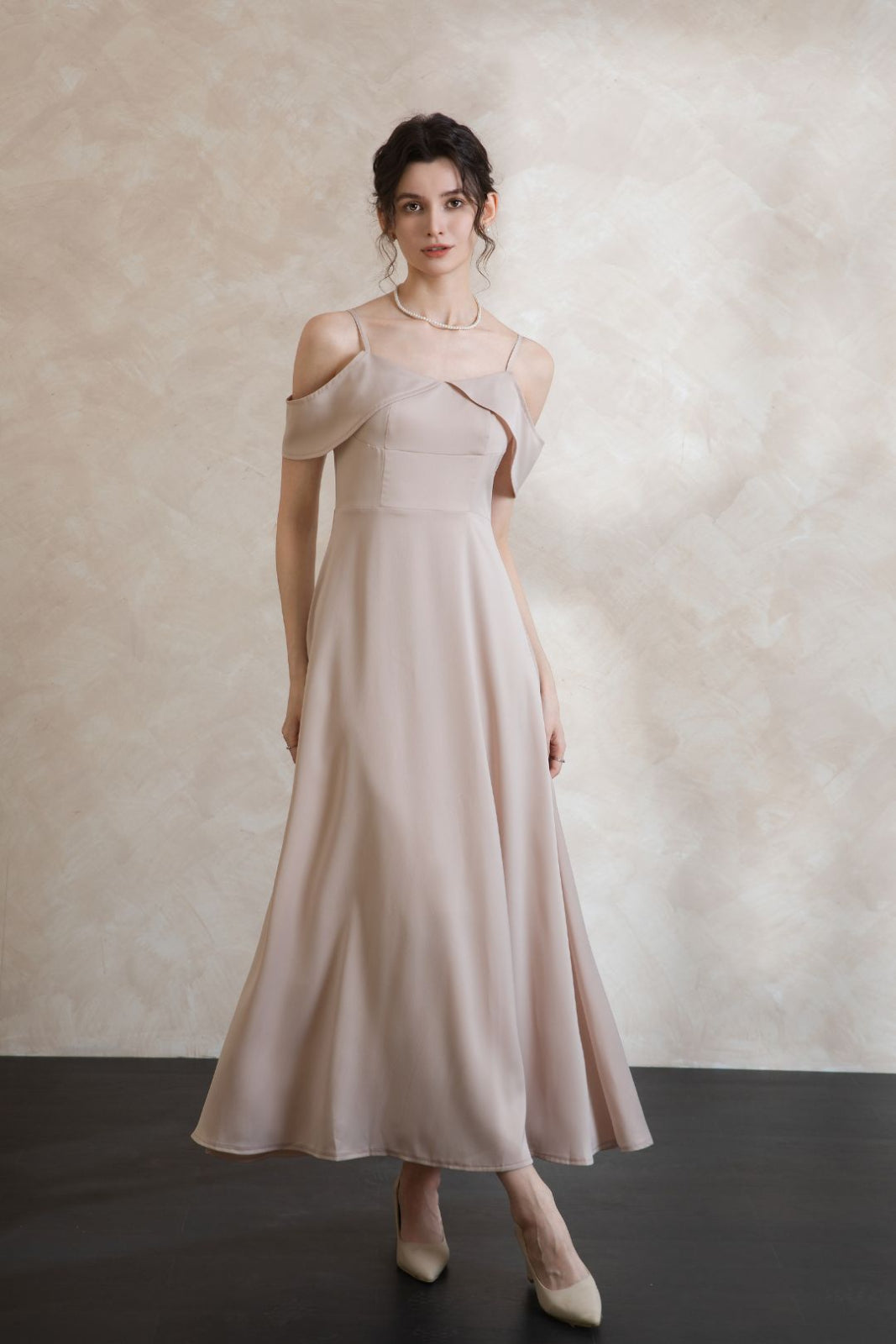 Elise Lux Off Shoulder Maxi Dress