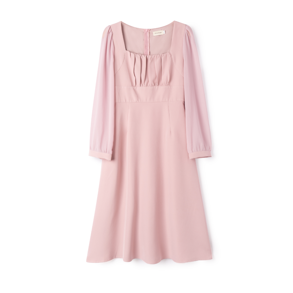Nova Sheer Sleeve Midi Dress