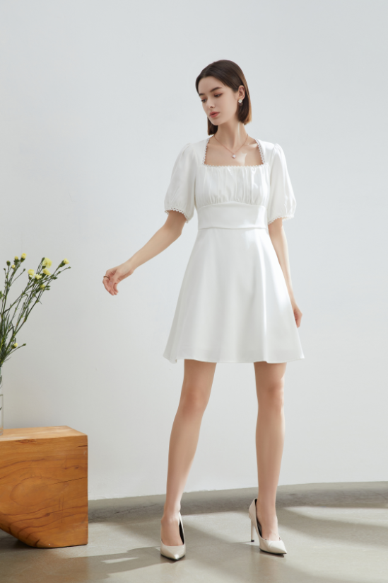 Emma Lacework Short Dress