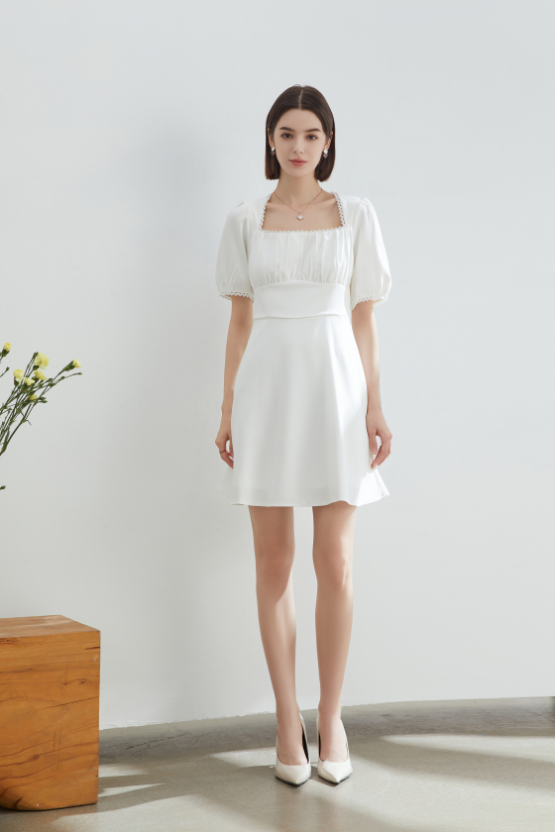 Emma Lacework Short Dress