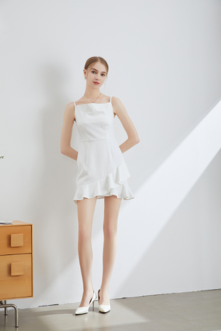 Nova French Short Dress