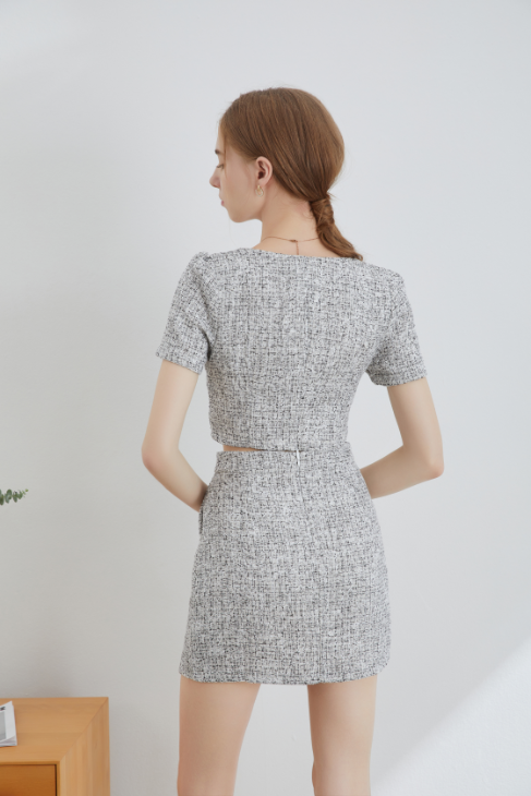 Nova Tweed Skort