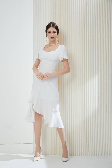 Angela Irregular Maxi Dress