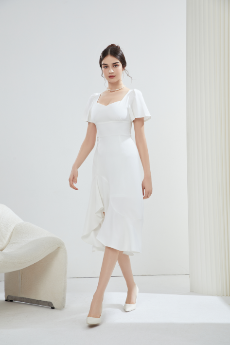 Angela Irregular Maxi Dress