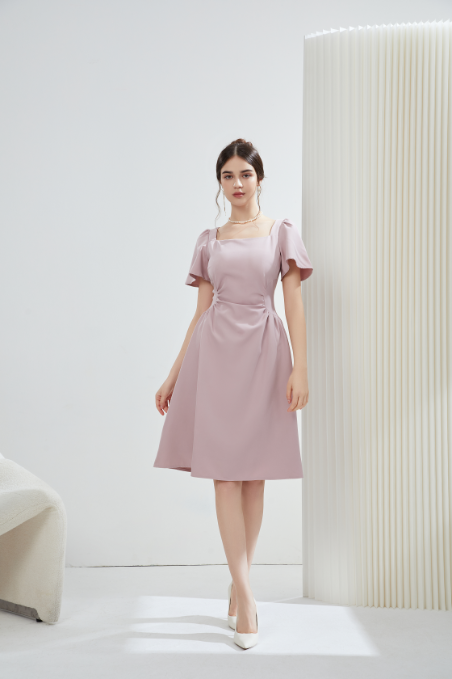 Angela Elegant Midi Dress