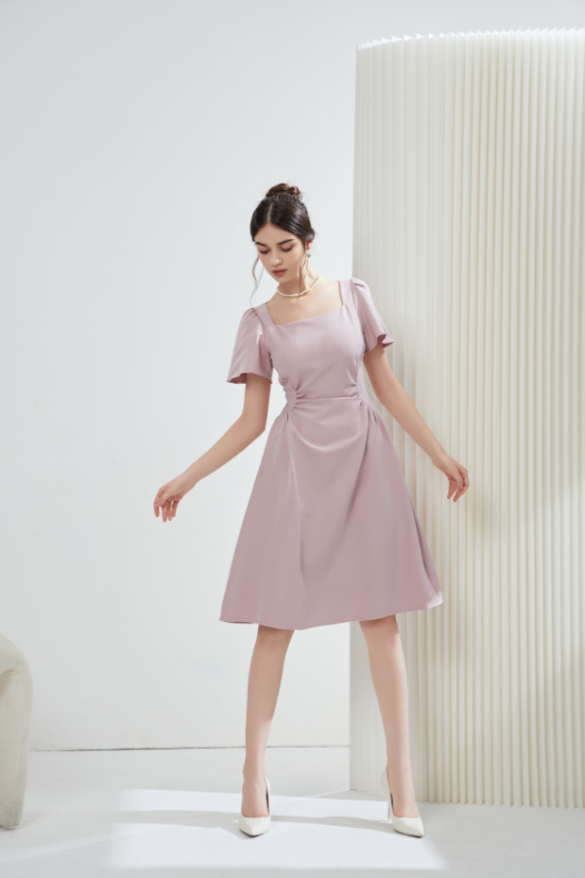 Angela Elegant Midi Dress