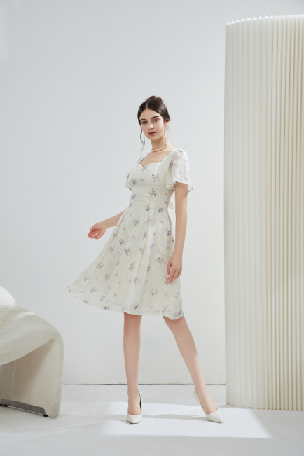 Angela Blossom Midi Dress