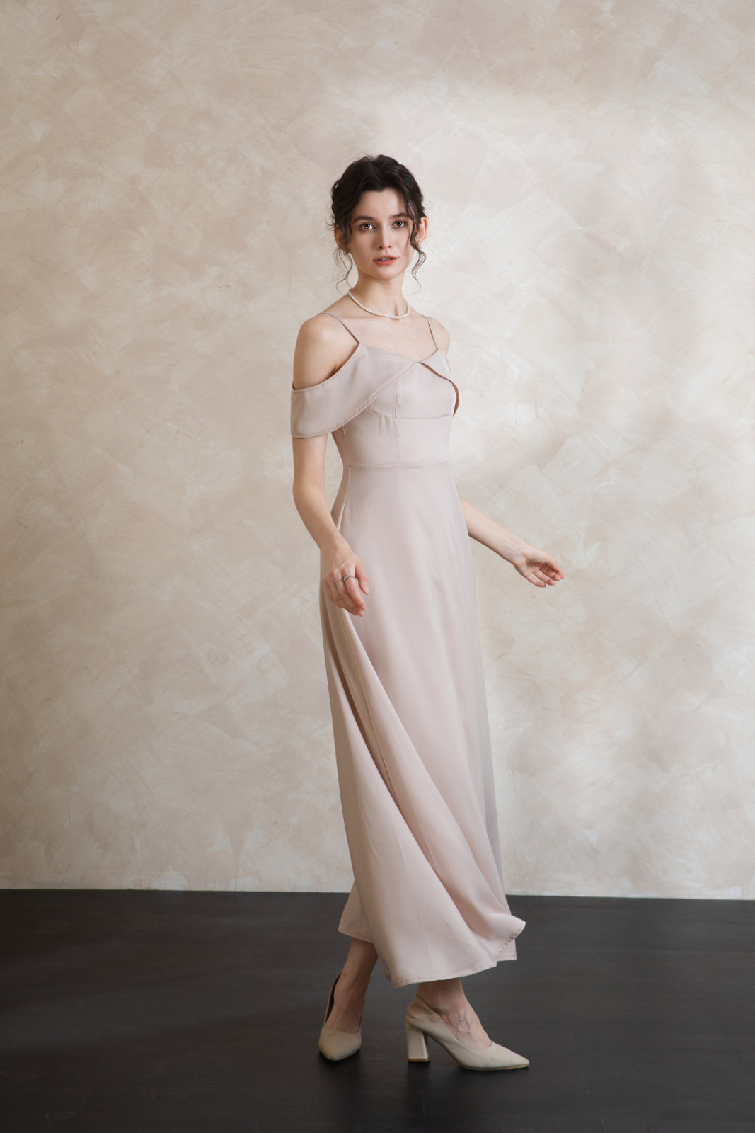 Elise Lux Off Shoulder Maxi Dress