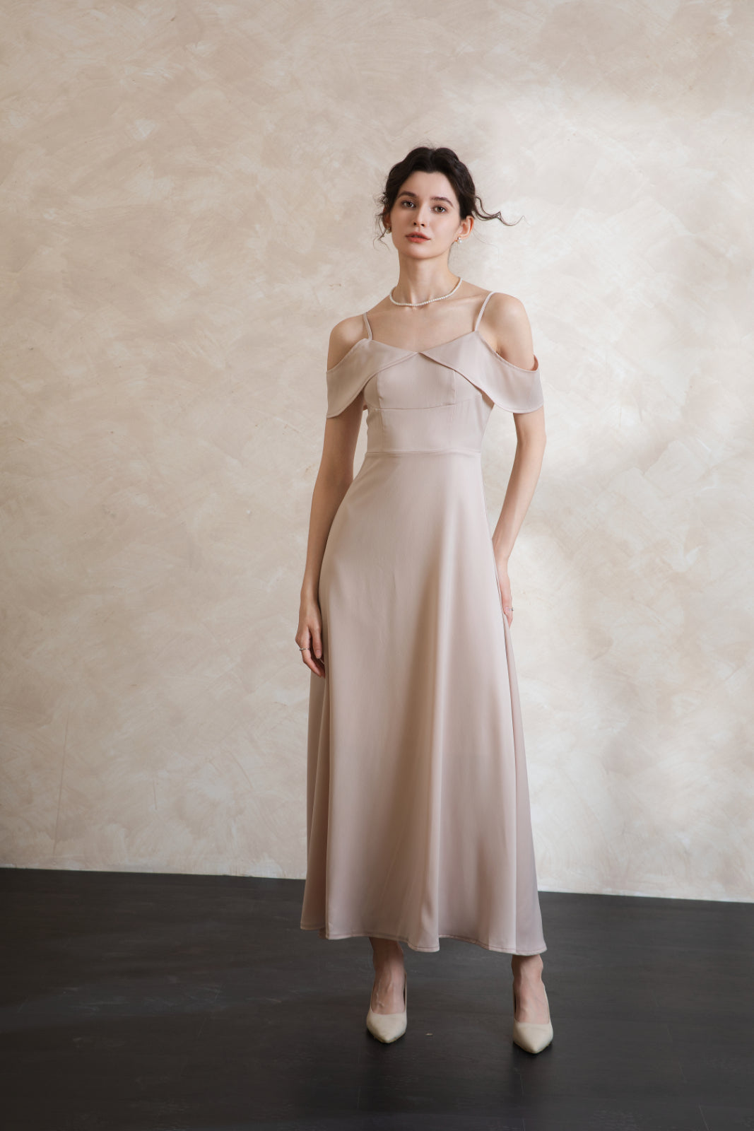 Elise Lux Off Shoulder Maxi Dress