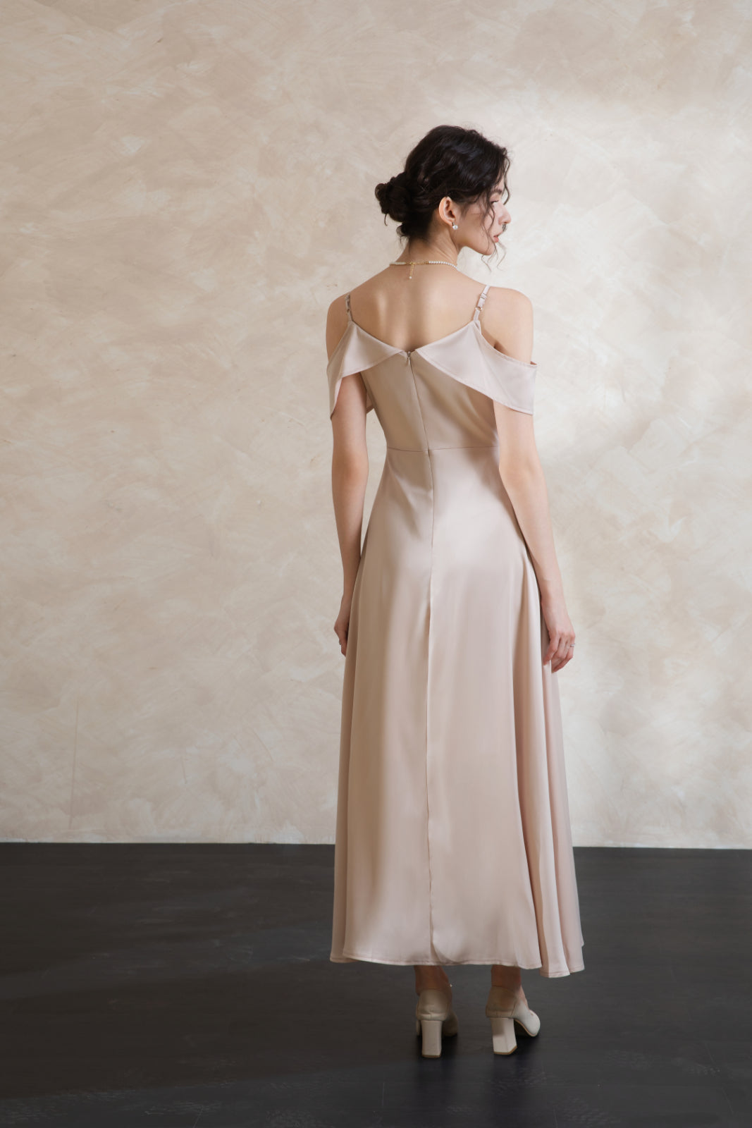 Elise Lux Off Shoulder Maxi Dress