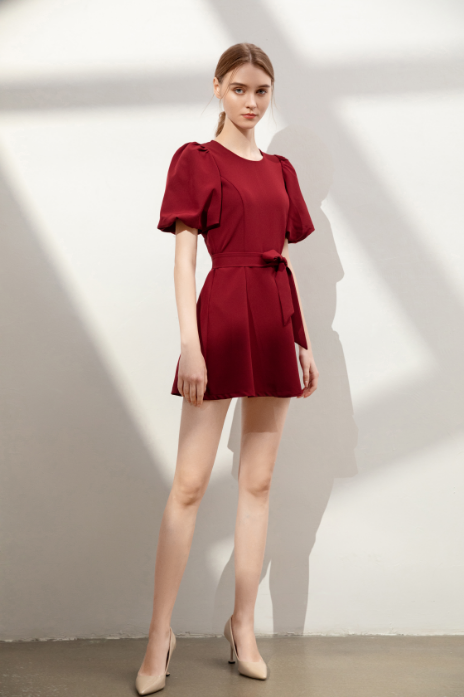 Natasha Puff Sleeve Dress
