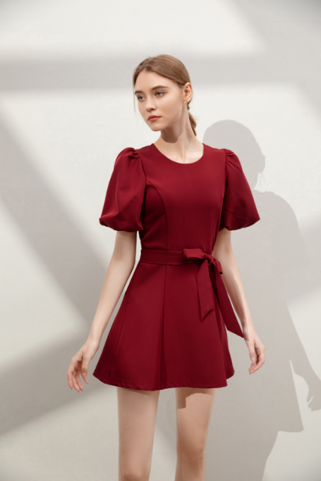 Natasha Puff Sleeve Dress