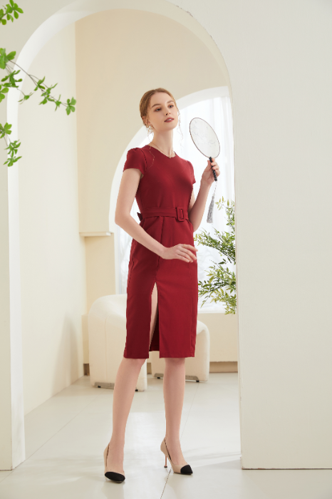 Alisa Old Shang Hai Midi Dress