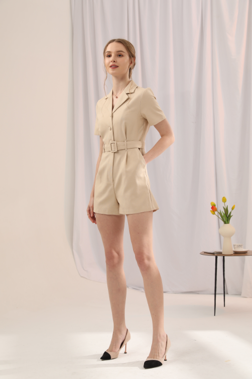 Alisa Euro Linen Romper