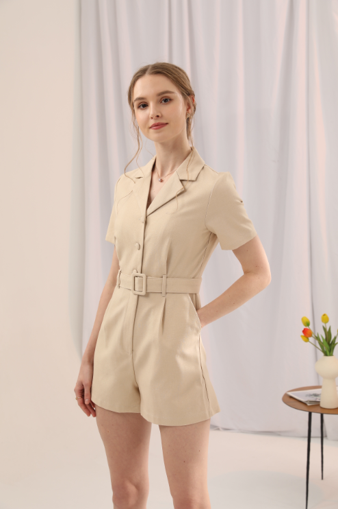 Alisa Euro Linen Romper