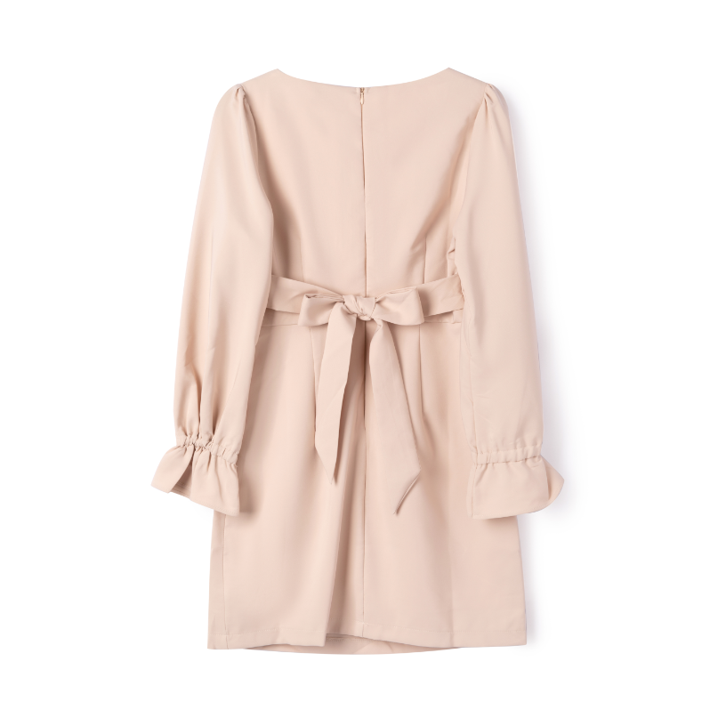 Alisa Long Sleeve Classic Mini Dress