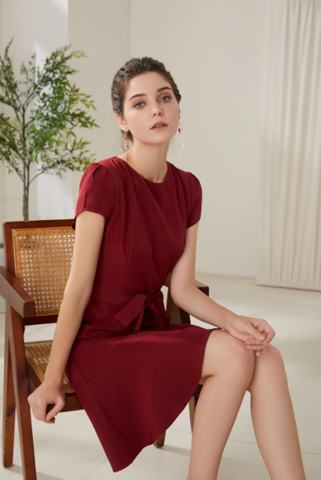 Fiona Classic Flared Midi Dress