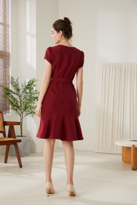 Fiona Classic Flared Midi Dress