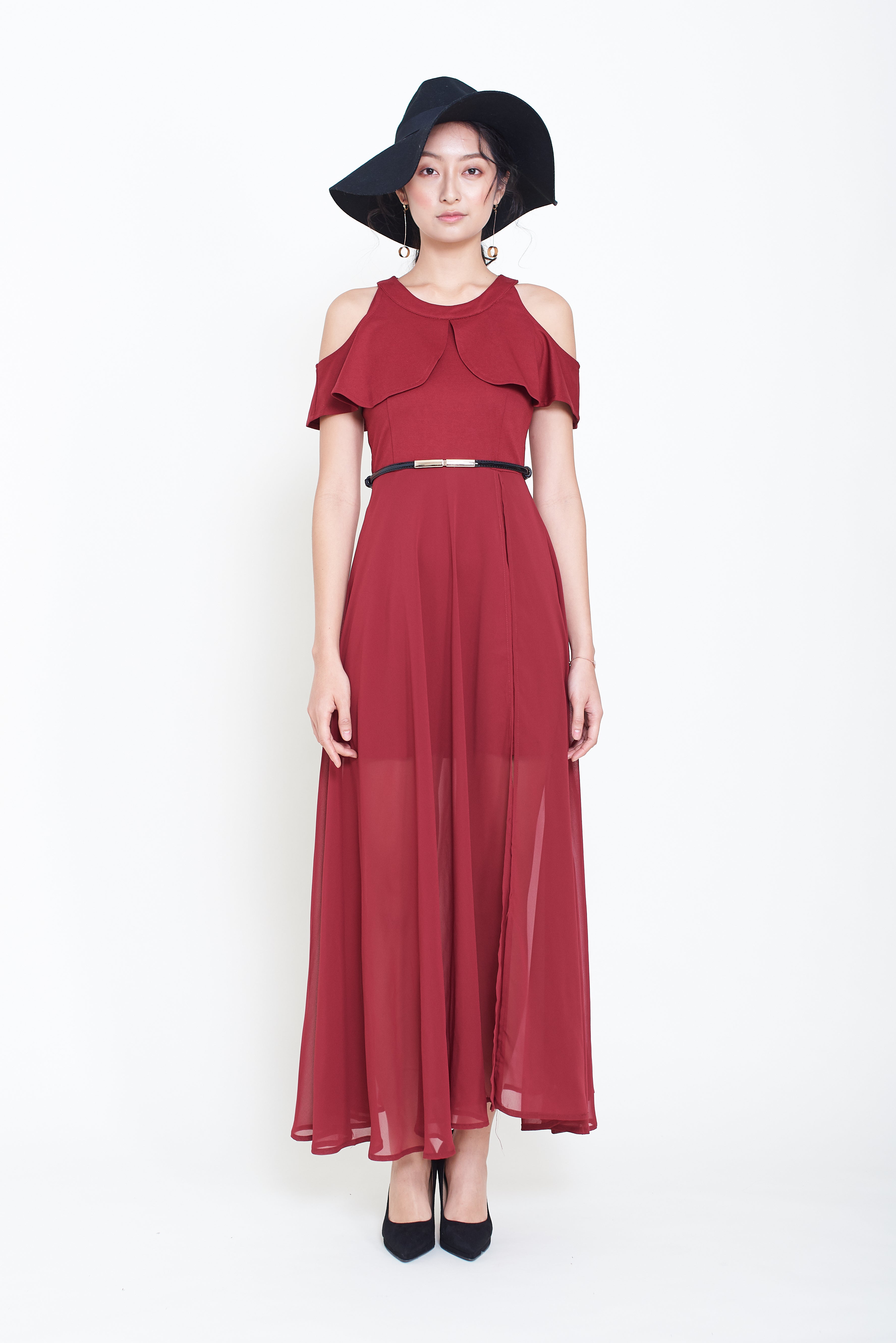 Sim Loop Shoulder Dress 15082