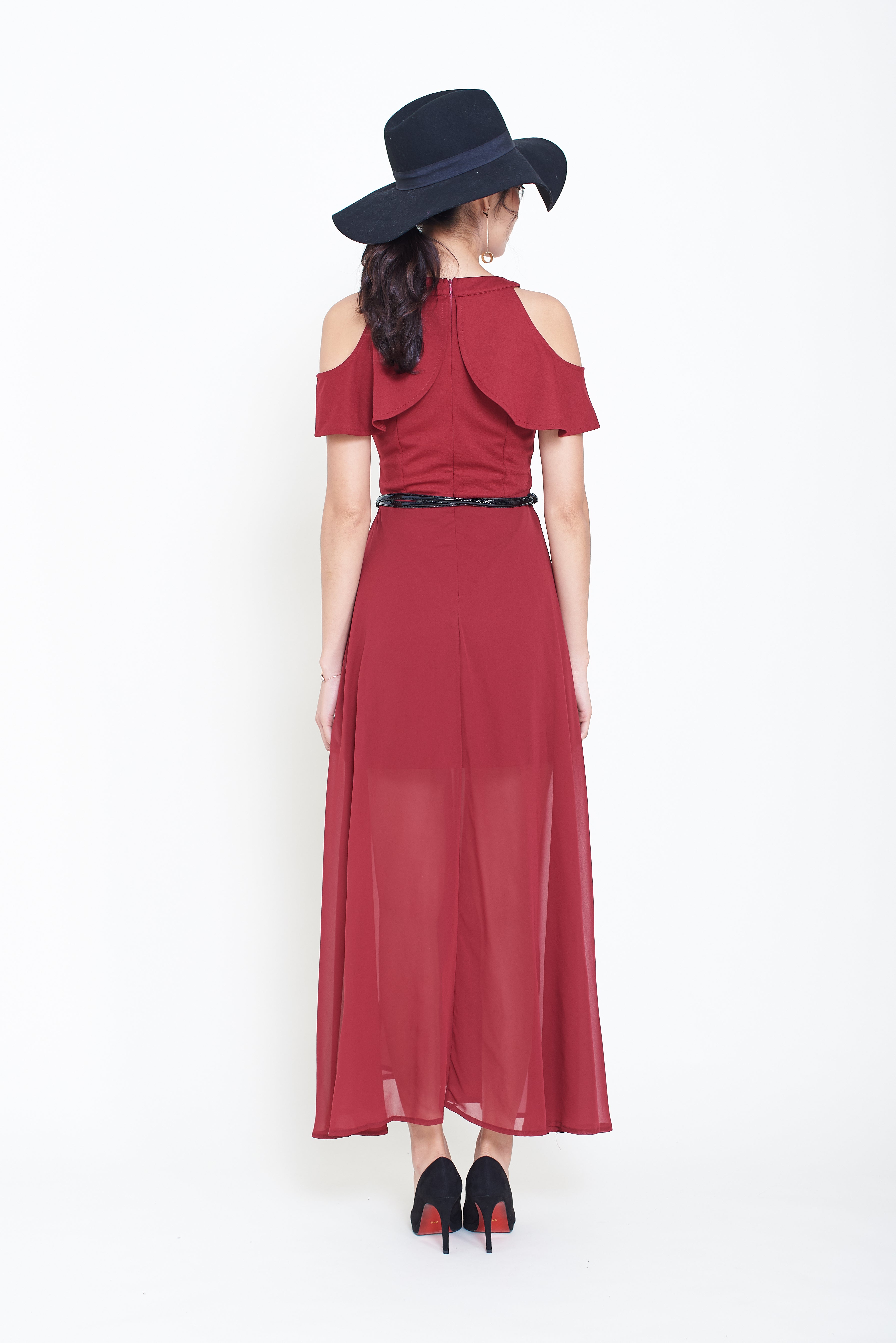 Sim Loop Shoulder Dress 15082