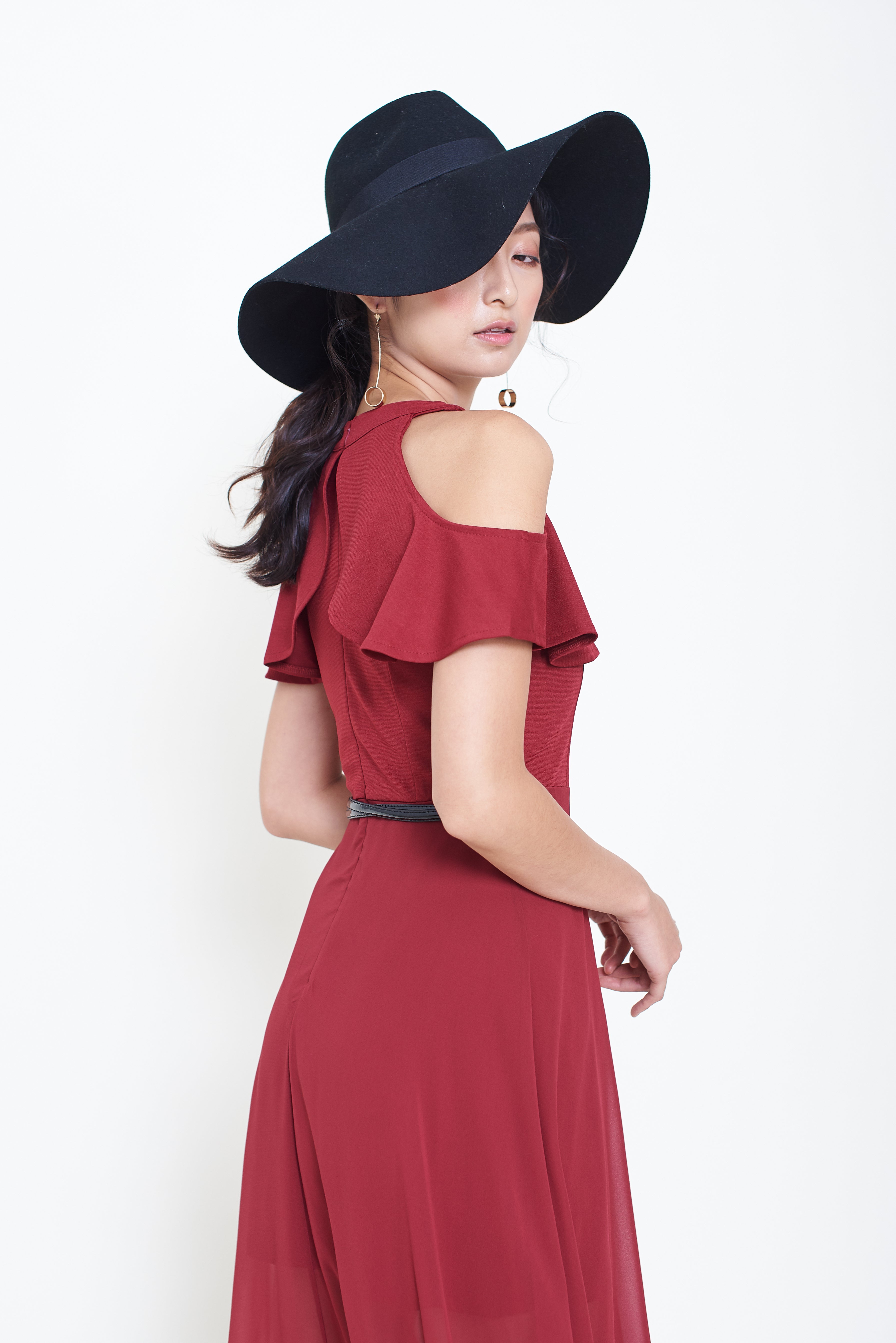 Sim Loop Shoulder Dress 15082