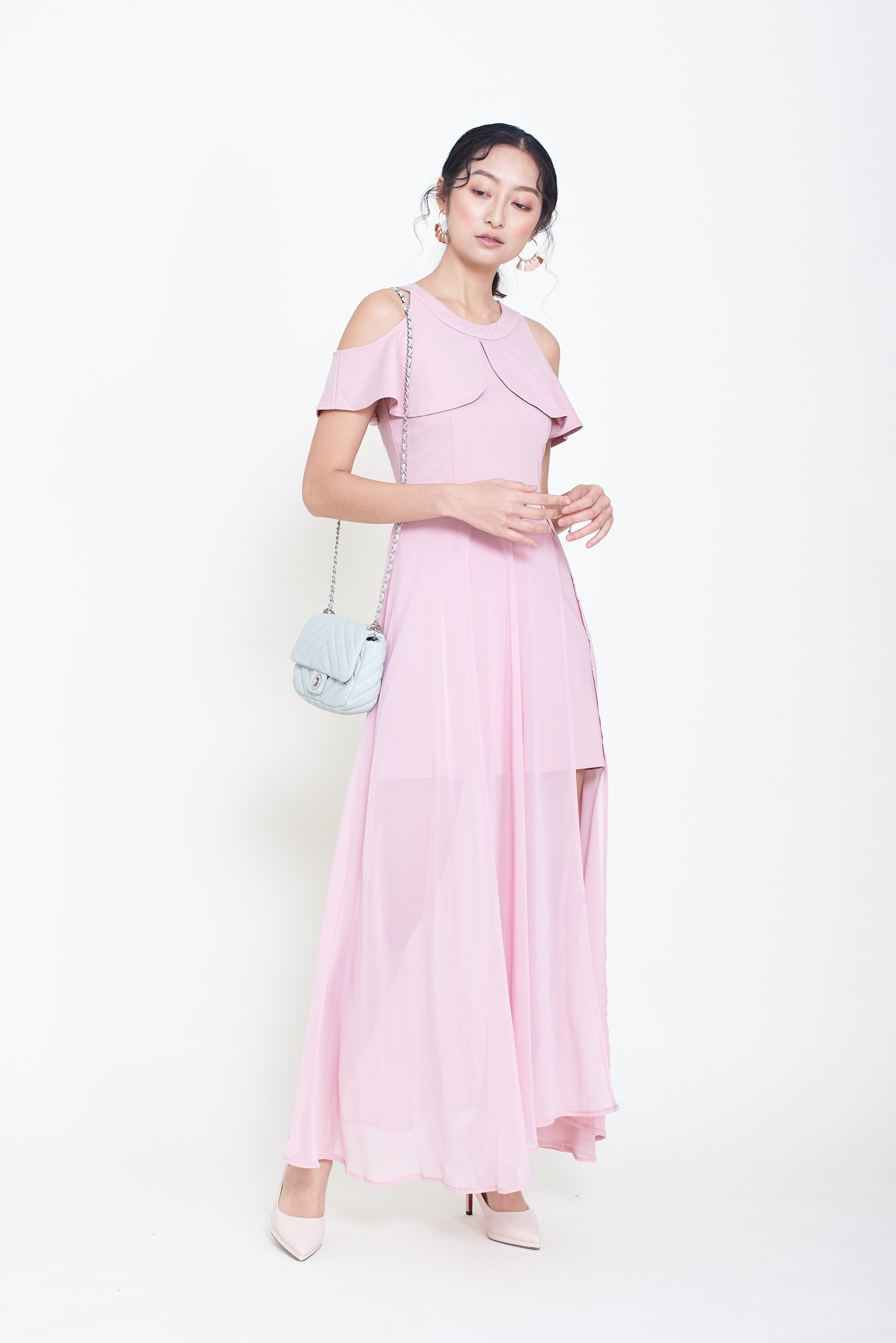 Sim Loop Shoulder Dress 15082