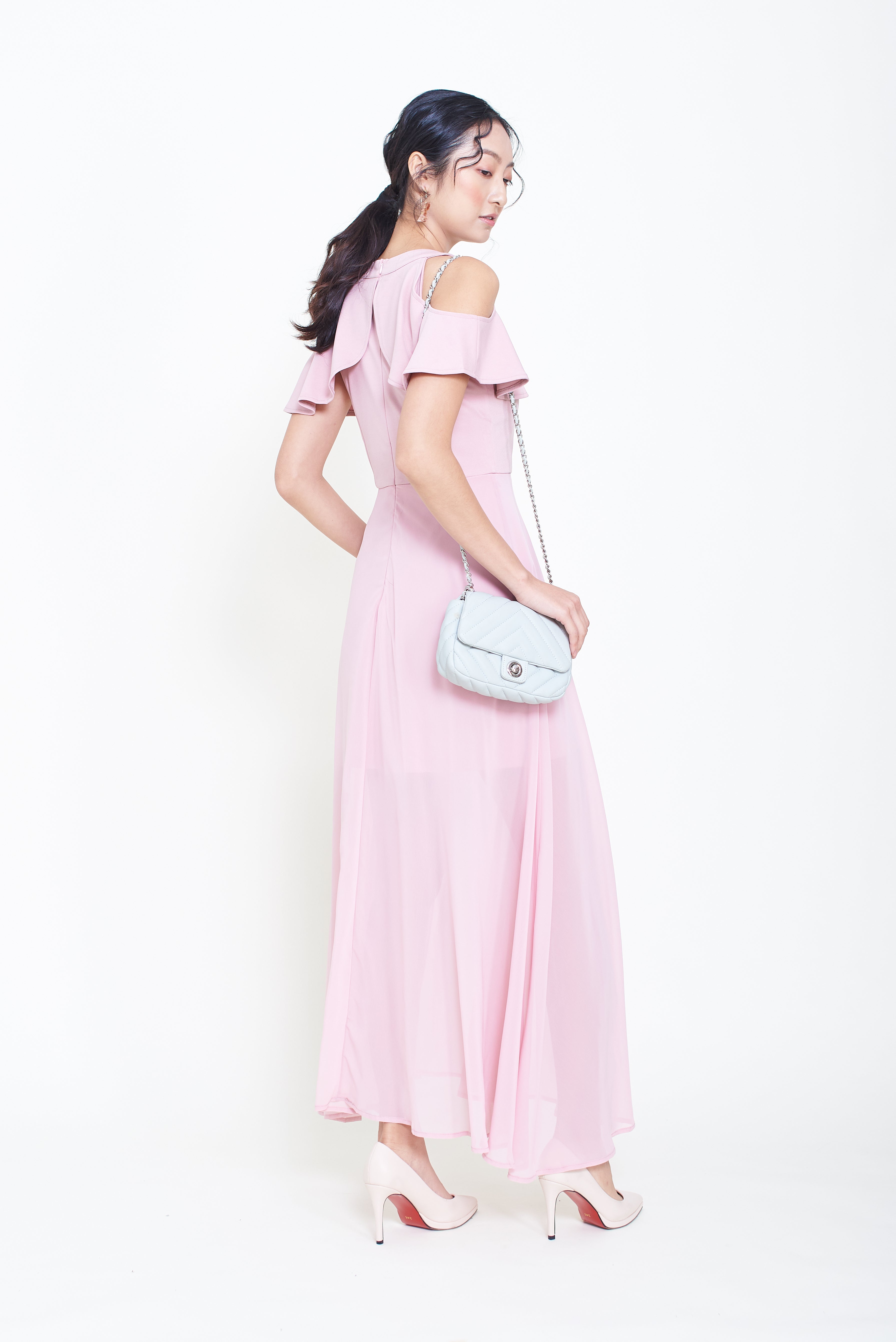 Sim Loop Shoulder Dress 15082