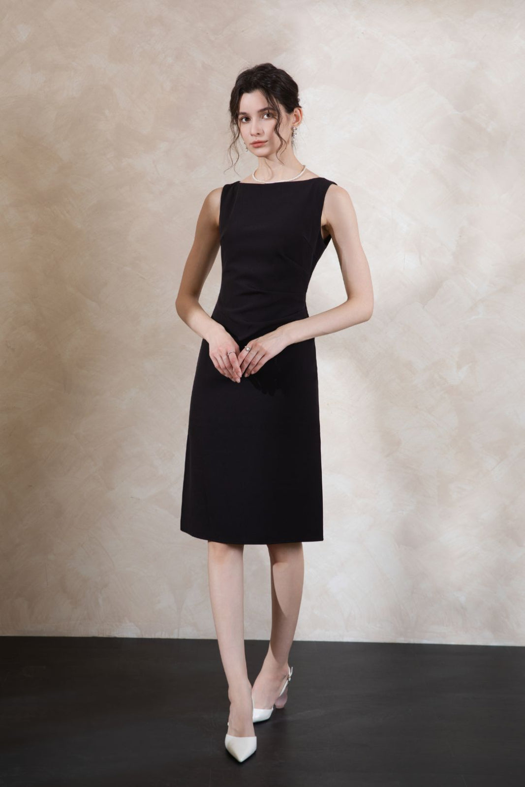 Elise Oriental Elegant Midi Dress