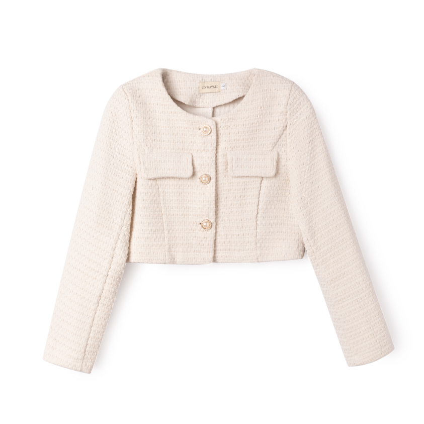 Angela Waffle Knit Blazer
