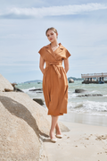 Anna Linen Midi Dress