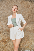 Anna Linen Short Pants