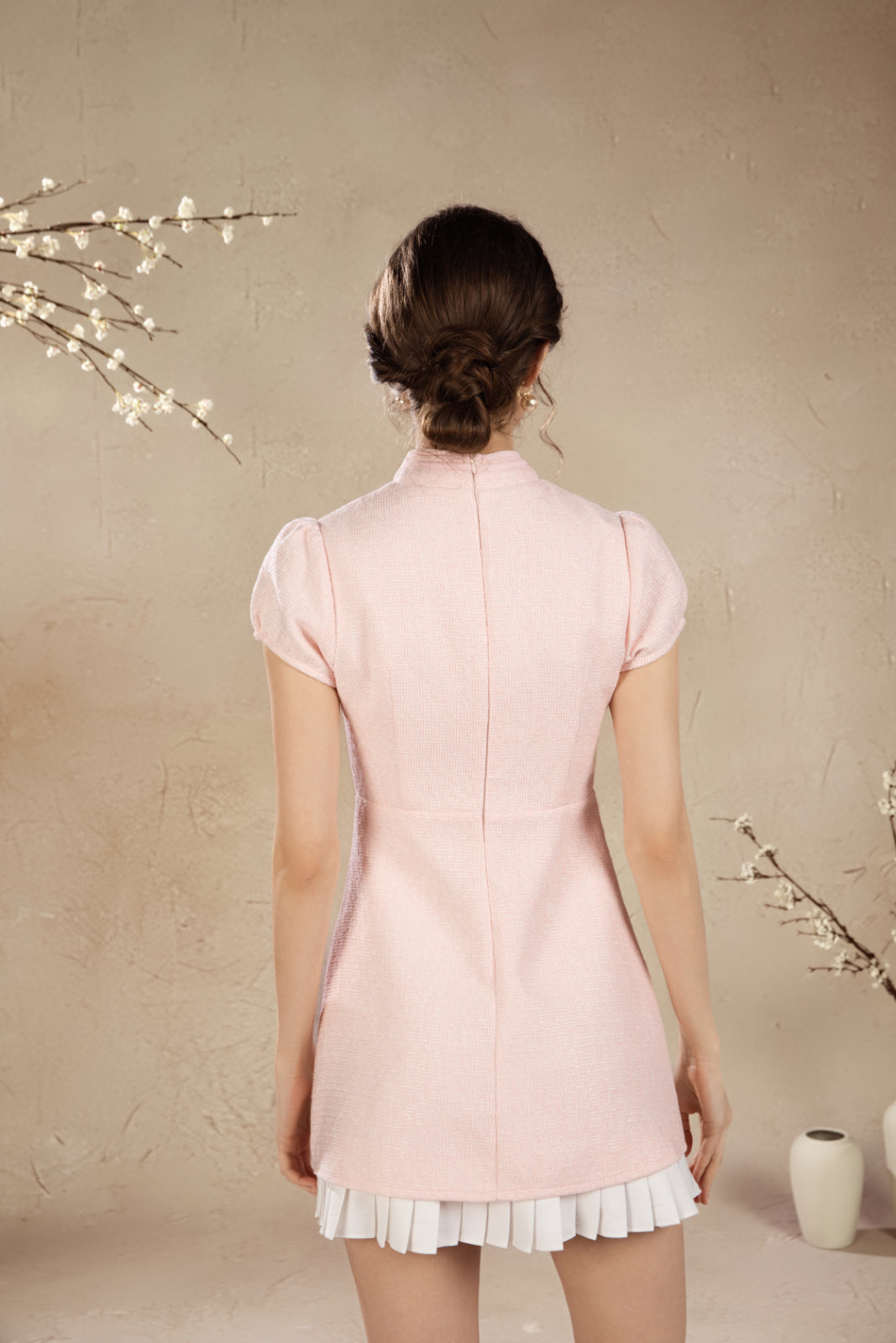 Rossie Classic Tweed Qi Pao