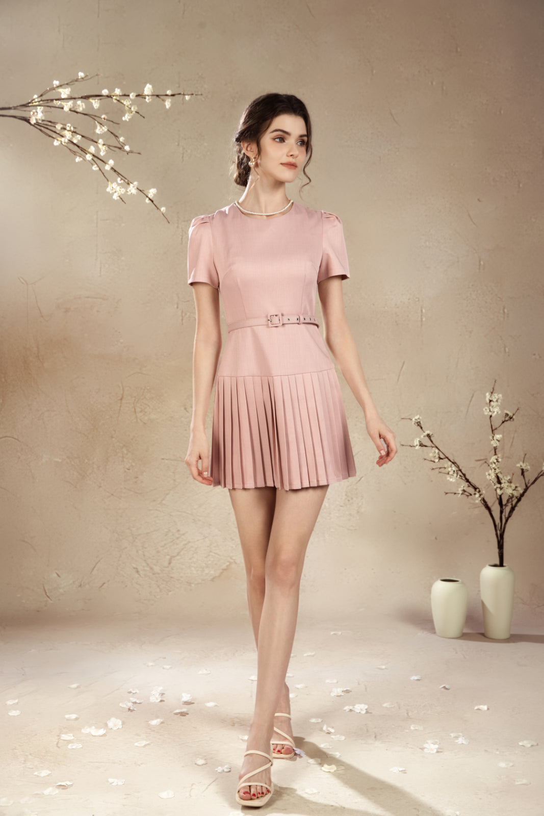 Rossie Grace Belted Short Dress