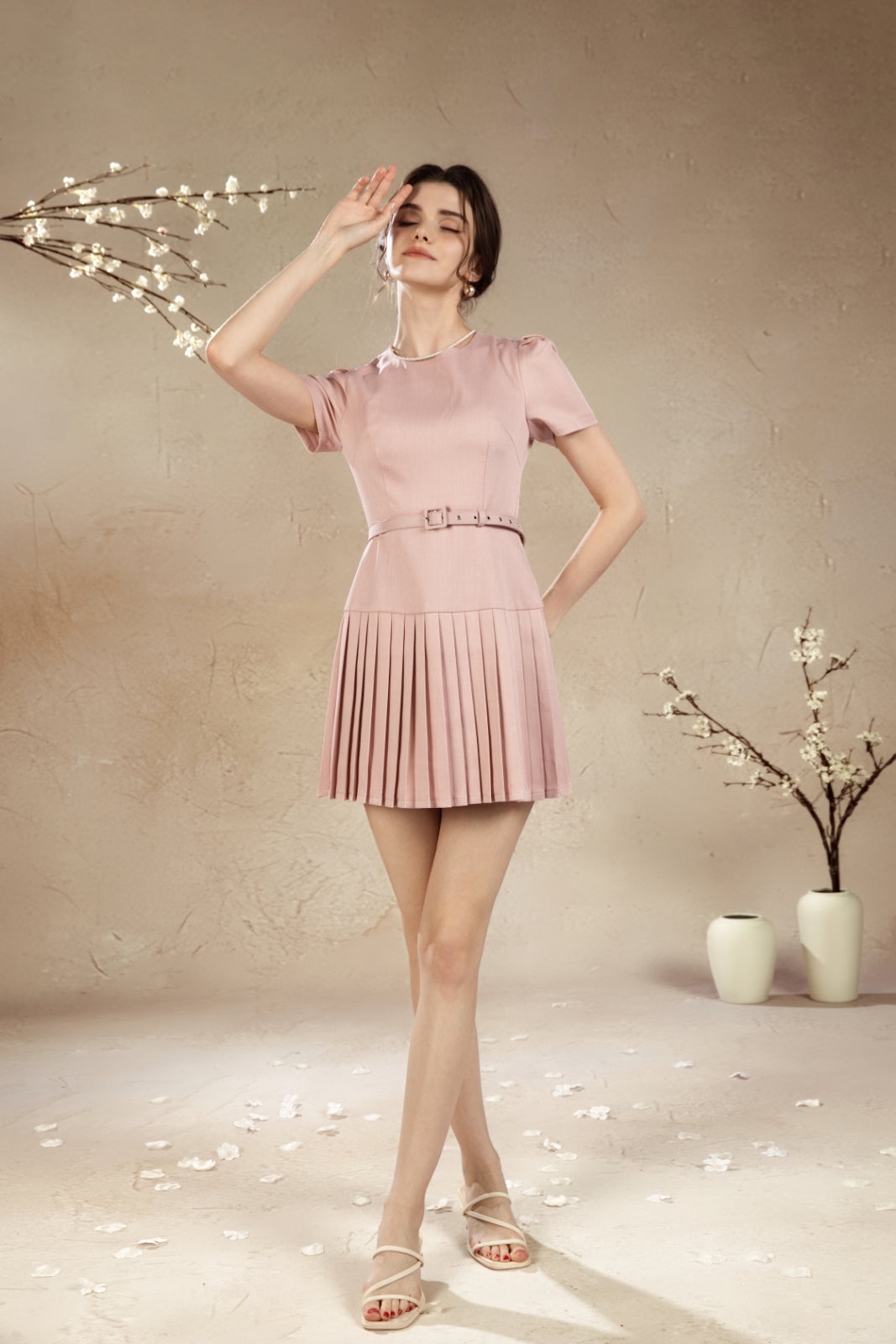 Rossie Grace Belted Short Dress