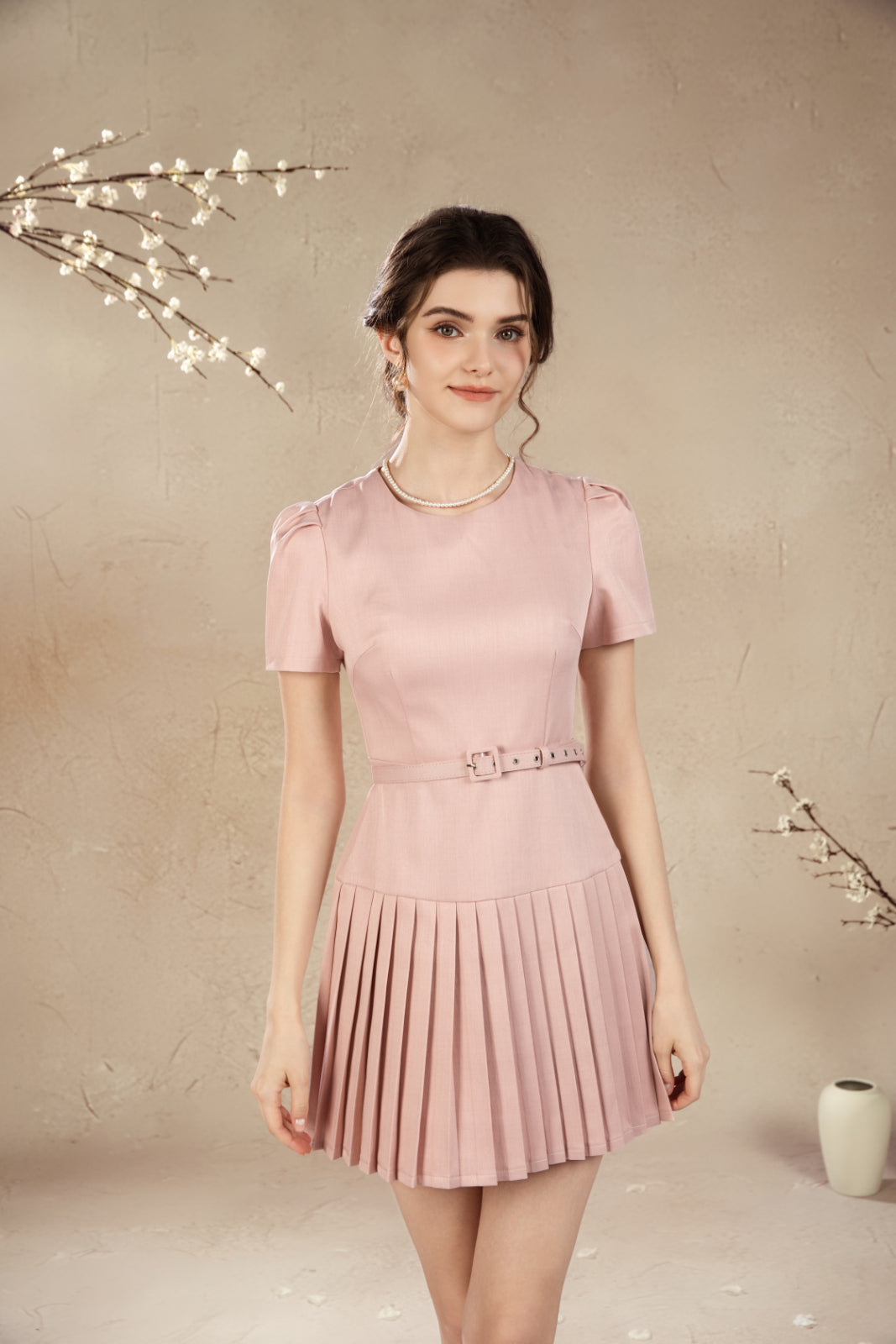 Rossie Grace Belted Short Dress