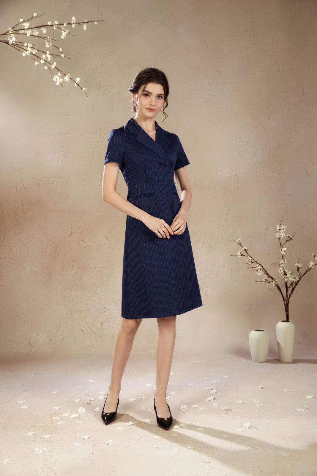 Rossie Classic Midi Dress