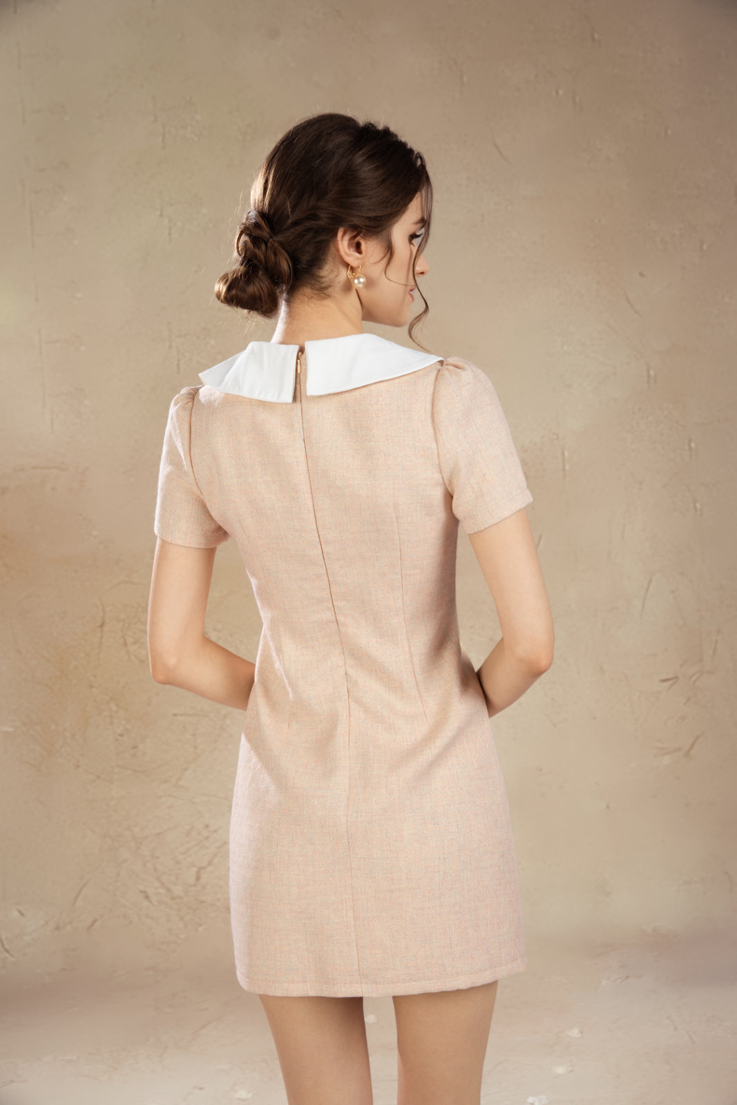 Rossie Parisian Tie Short Dress