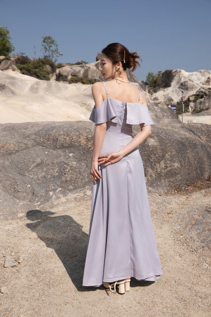 Xīn Yuè Pleated Maxi Dress