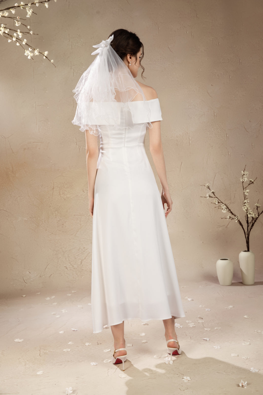 Rossie V Off Shoulder Maxi Dress