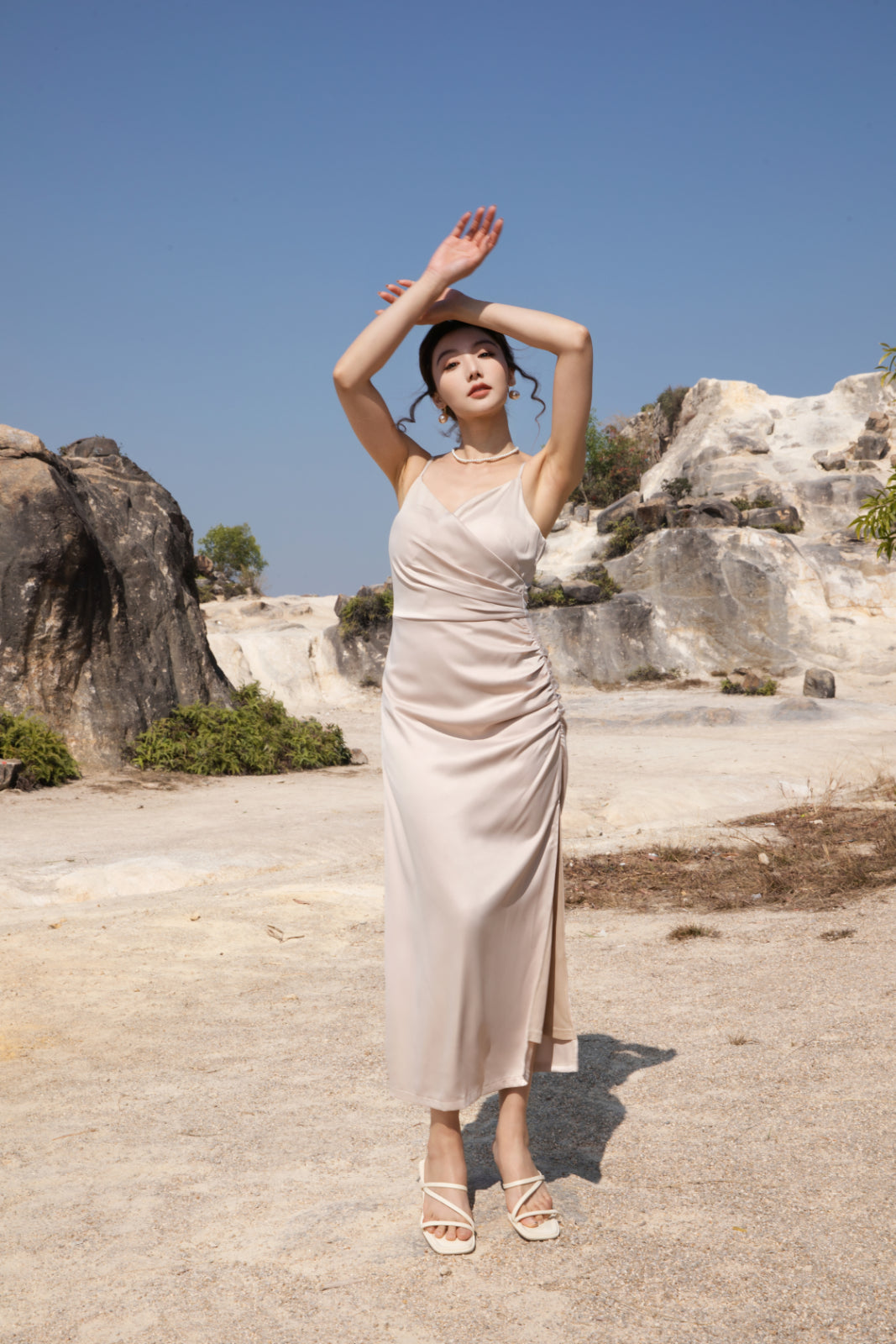 Xīn Yuè Elegant Lux Maxi Dress