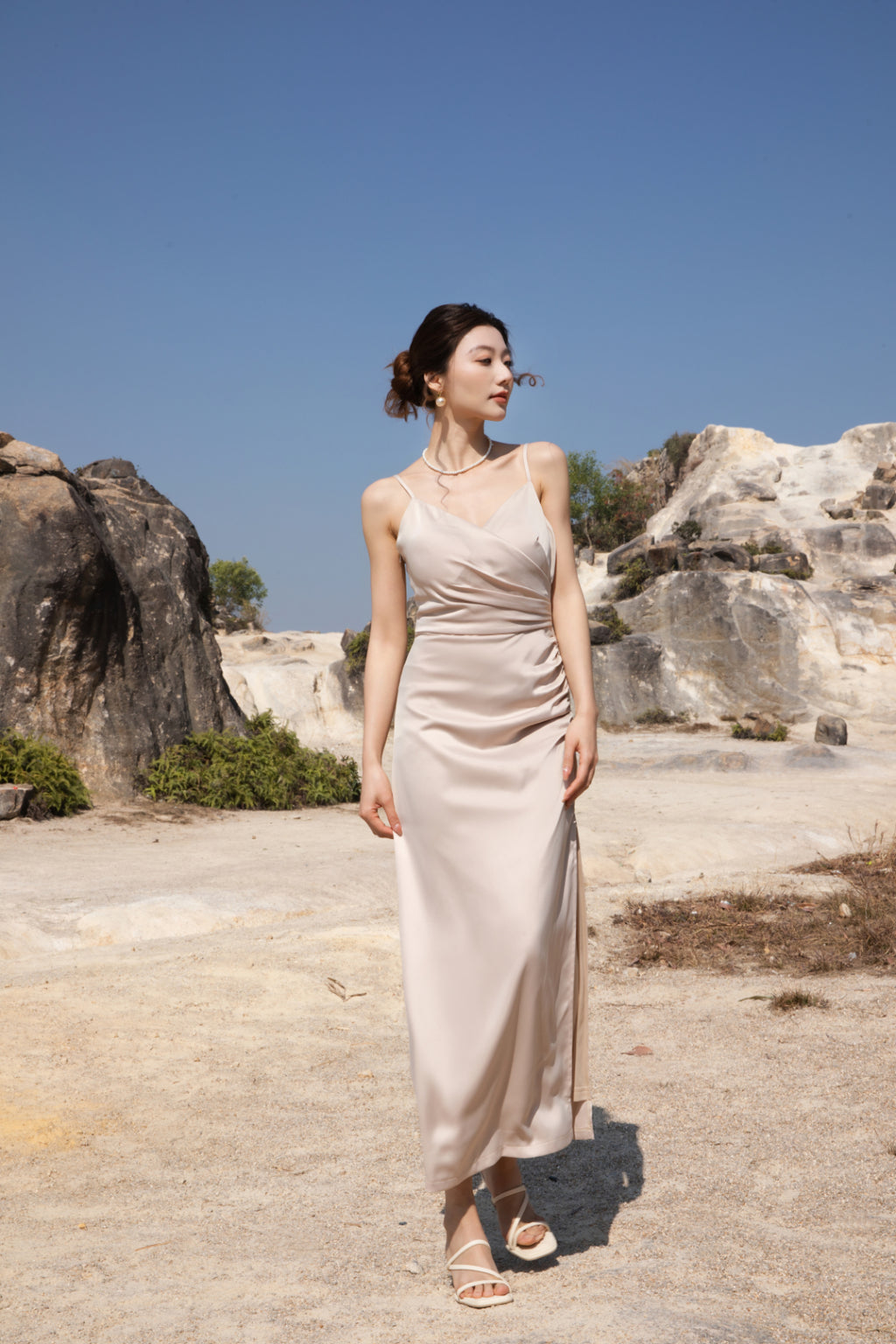 Xīn Yuè Elegant Lux Maxi Dress