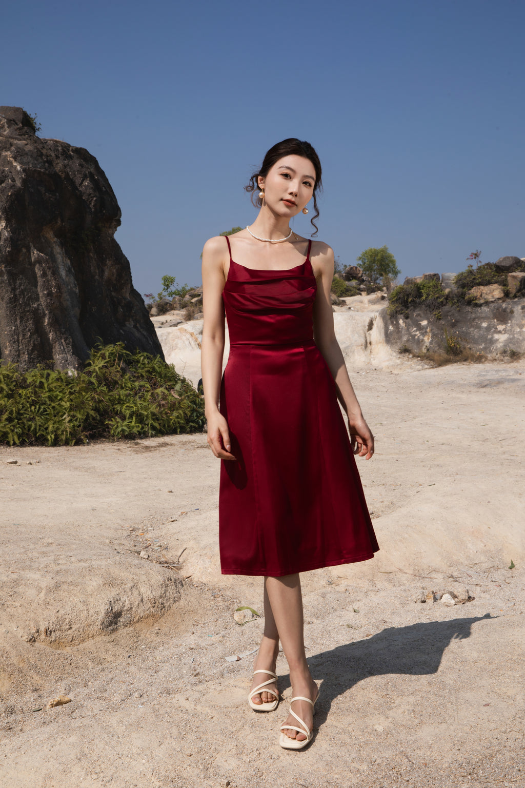 Xīn Yuè Chic Style Midi Dress