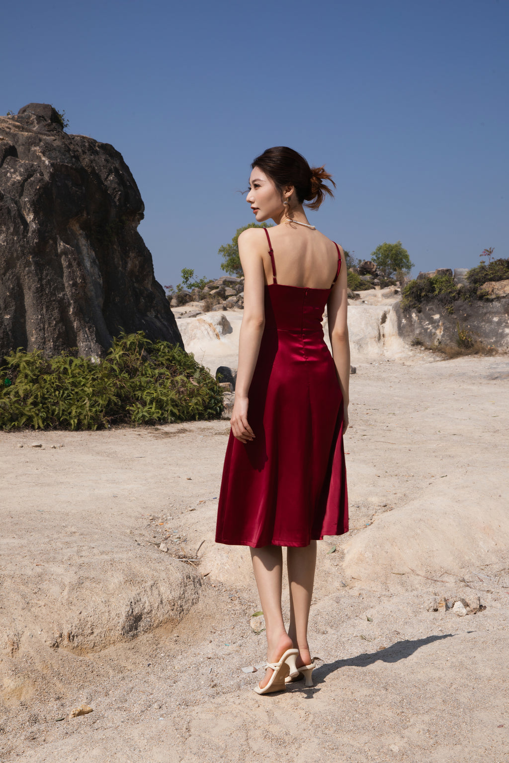 Xīn Yuè Chic Style Midi Dress
