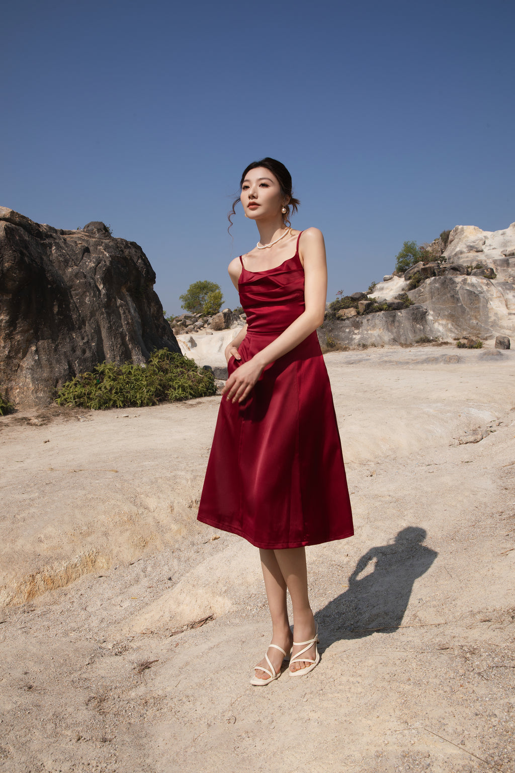 Xīn Yuè Chic Style Midi Dress
