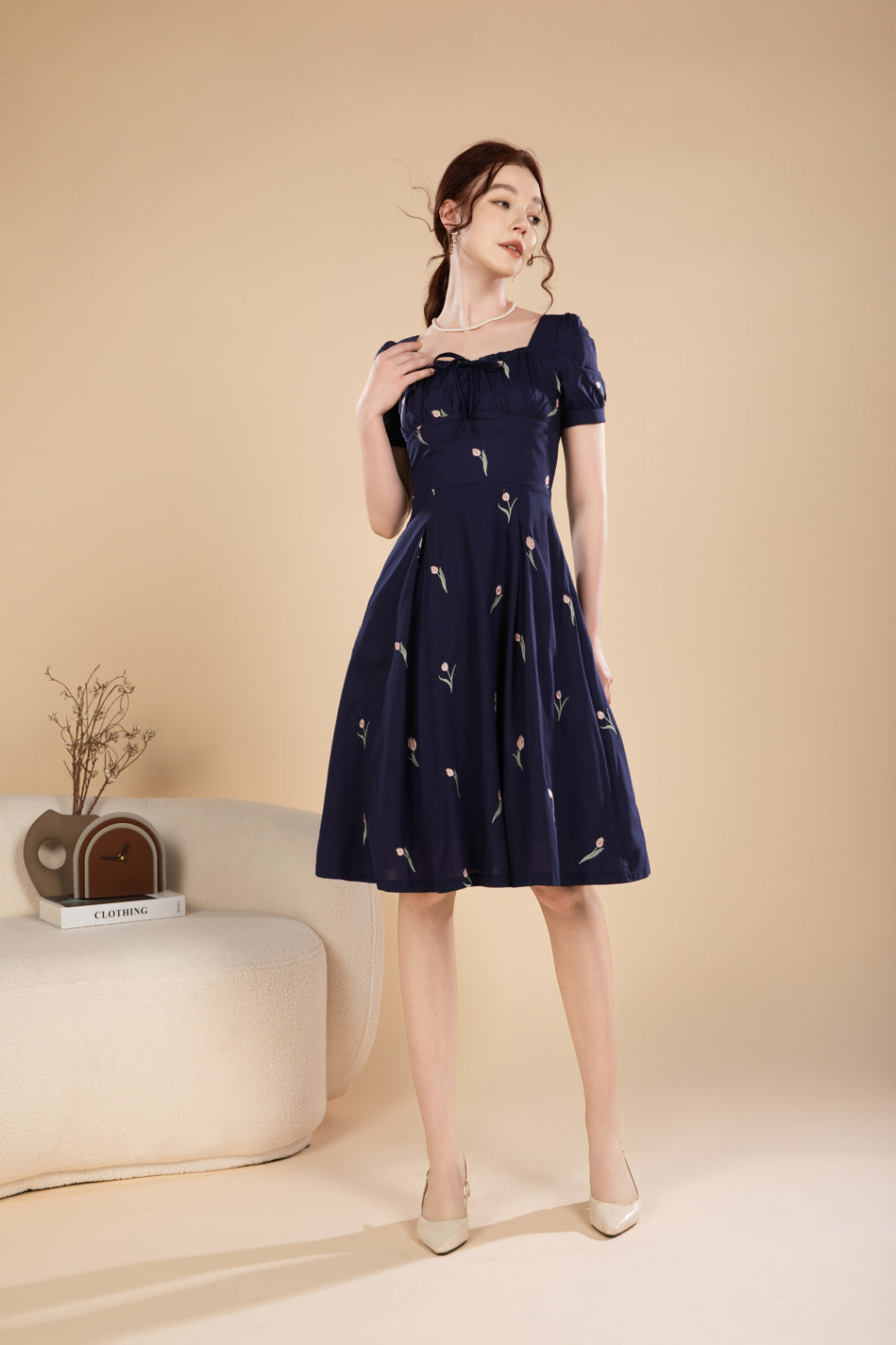 Nora Grace Blossom Midi Dress